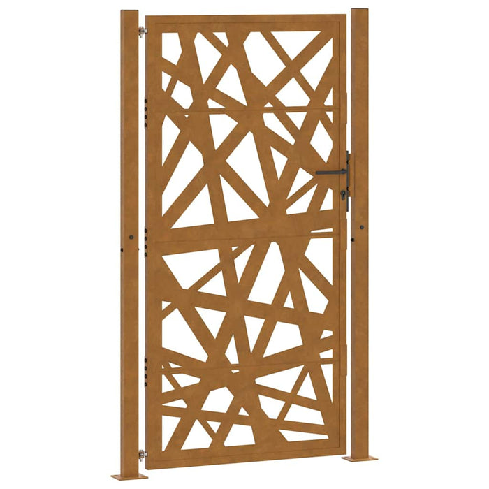 Poartă de grădină 100x200 cm, oțel rezistent la intemperii, design ușor WALTI