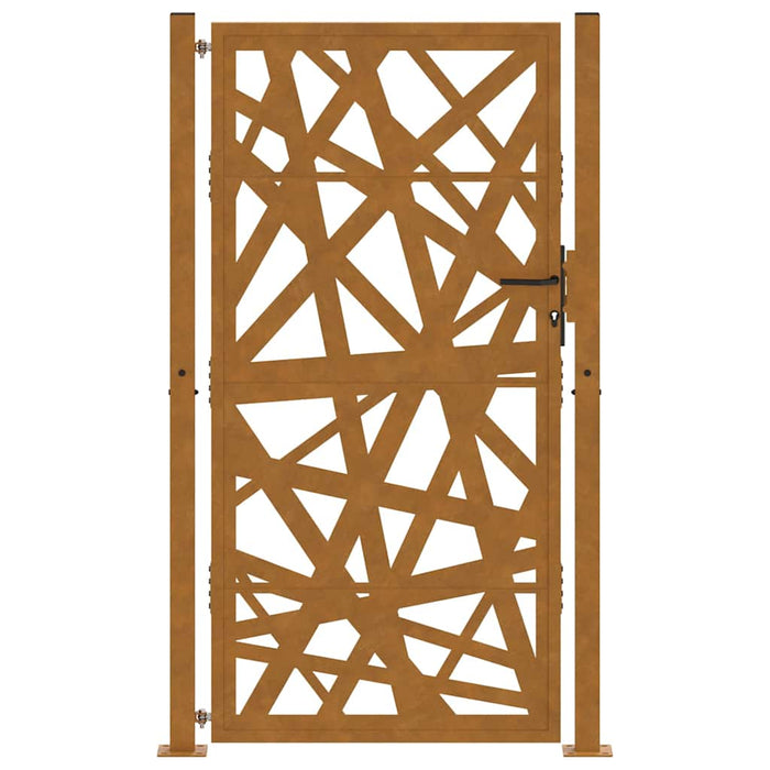Poartă de grădină 100x200 cm, oțel rezistent la intemperii, design ușor WALTI
