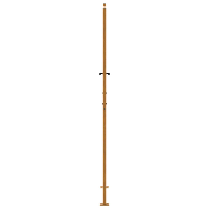 Poartă de grădină 100x200 cm, model frunze de oțel rezistente la intemperii WALTI