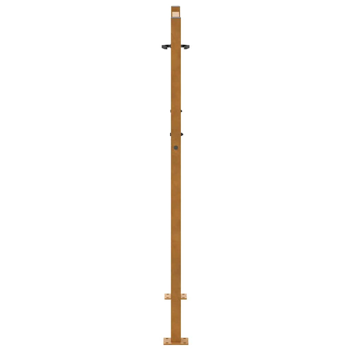 Poartă de grădină 100x125 cm, oțel rezistent la intemperii, model ondulat - WALTI WALTI