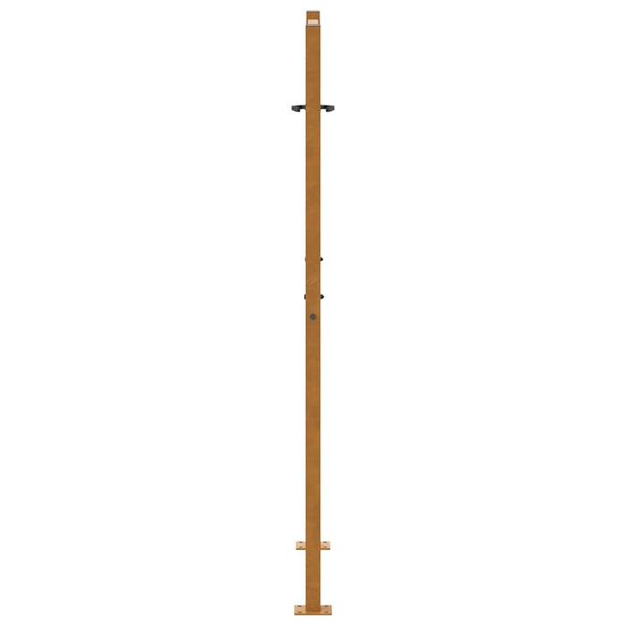 Poartă de grădină 100x150 cm, oțel rezistent la intemperii, model ondulat WALTI