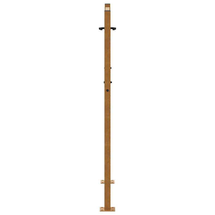 Poartă de grădină 100x125 cm, oțel rezistent la intemperii, model cu urme WALTI