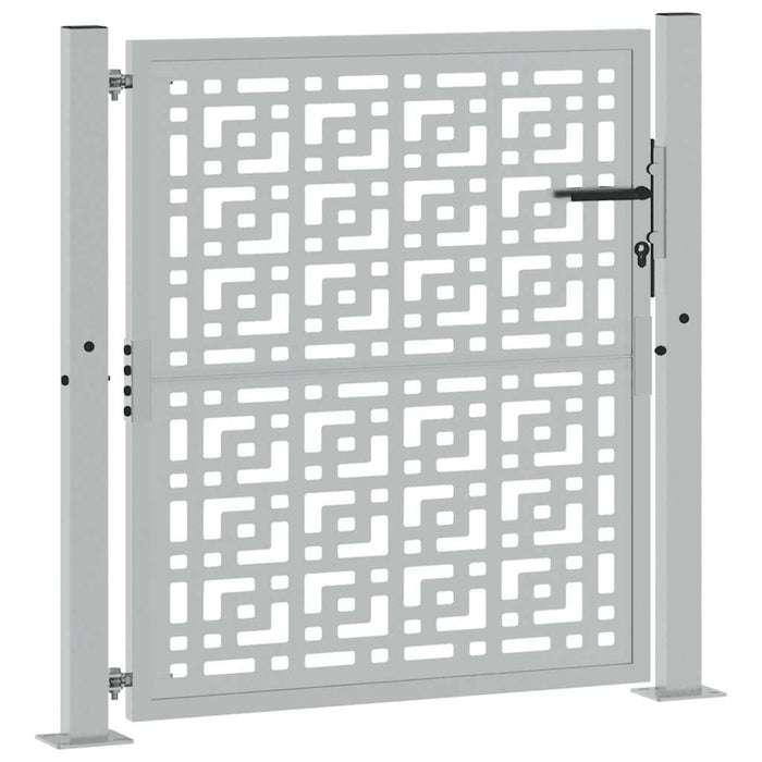 Poartă de grădină 100x100 cm, oțel rezistent la intemperii, model cruce WALTI