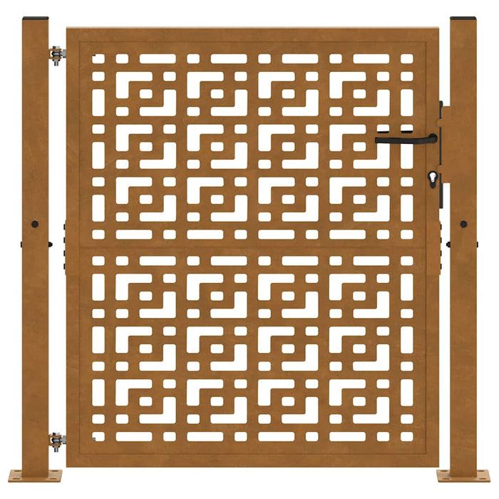 Poartă de grădină 100x100 cm, oțel rezistent la intemperii, model cruce WALTI
