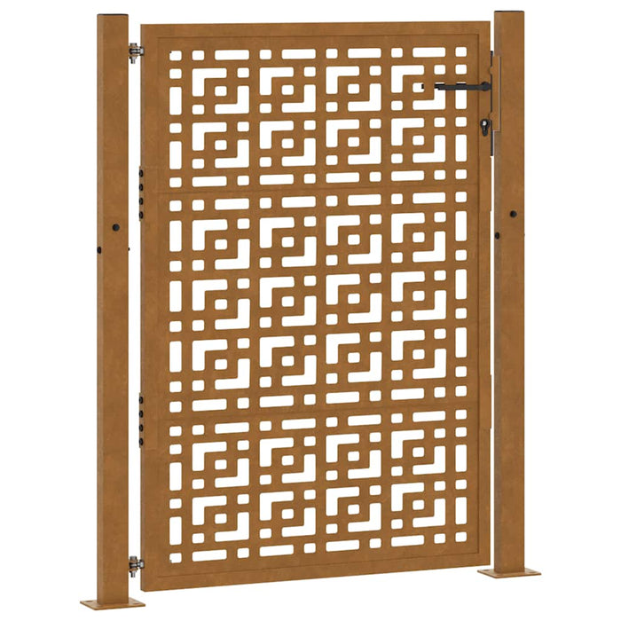 Poartă de grădină 100x125 cm, oțel rezistent la intemperii, model cruce WALTI