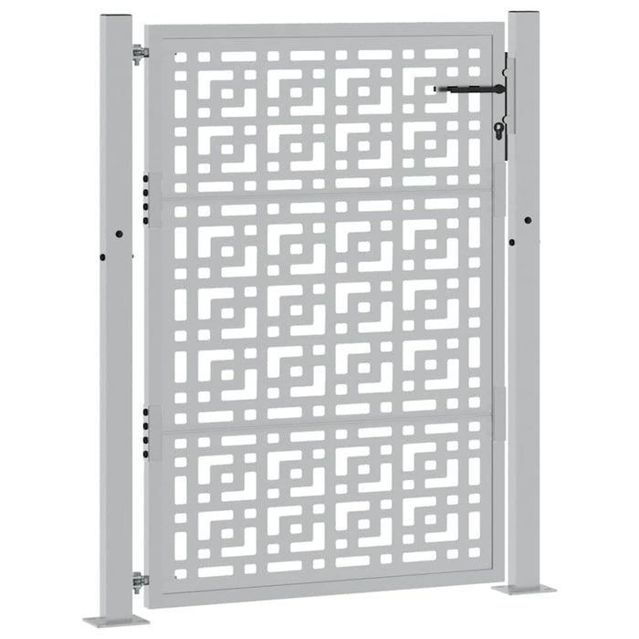 Poartă de grădină 100x125 cm, oțel rezistent la intemperii, model cruce WALTI