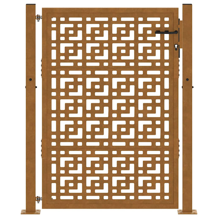Poartă de grădină 100x125 cm, oțel rezistent la intemperii, model cruce WALTI