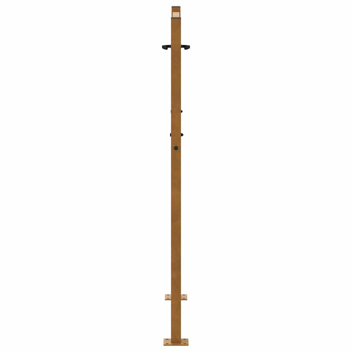 Poartă de grădină 100x125 cm, oțel rezistent la intemperii, model cruce WALTI