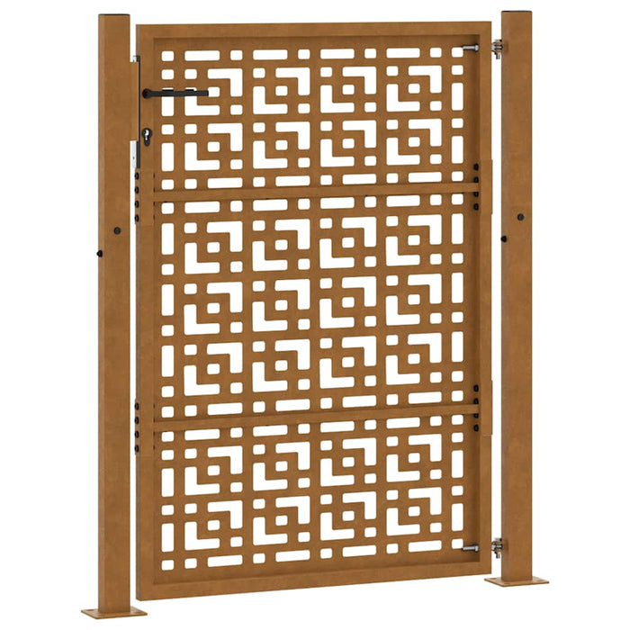 Poartă de grădină 100x125 cm, oțel rezistent la intemperii, model cruce WALTI