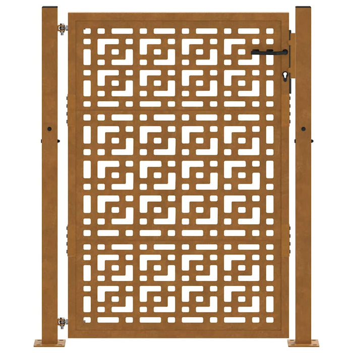 Poartă de grădină 100x150 cm, oțel rezistent la intemperii, model cruce WALTI