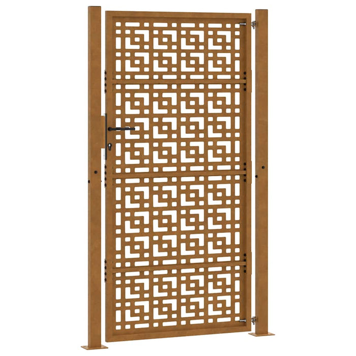 Poartă de grădină 100x175 cm, oțel rezistent la intemperii, model cruce WALTI