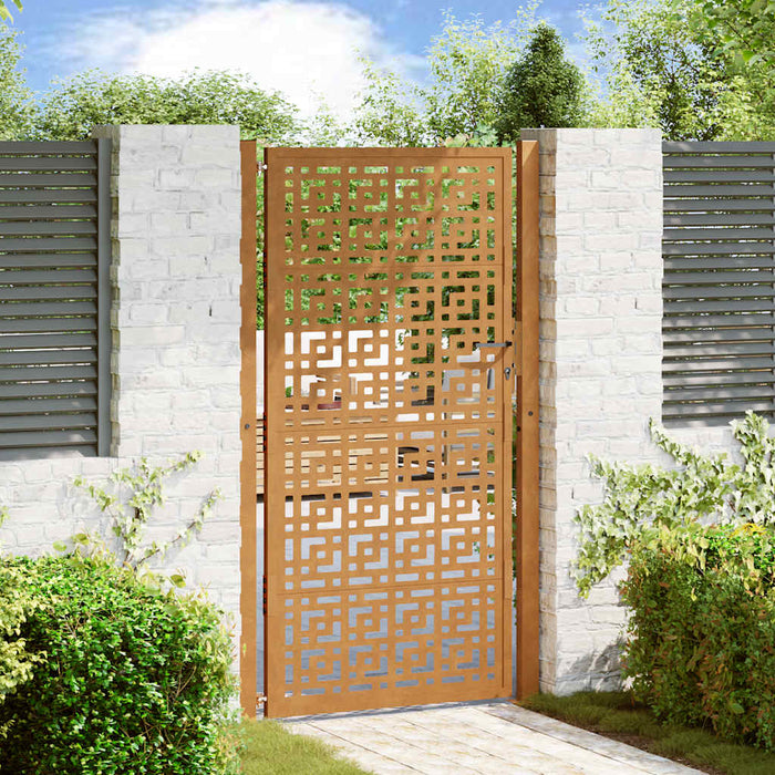 Poartă de grădină 100x175 cm, oțel rezistent la intemperii, model cruce WALTI