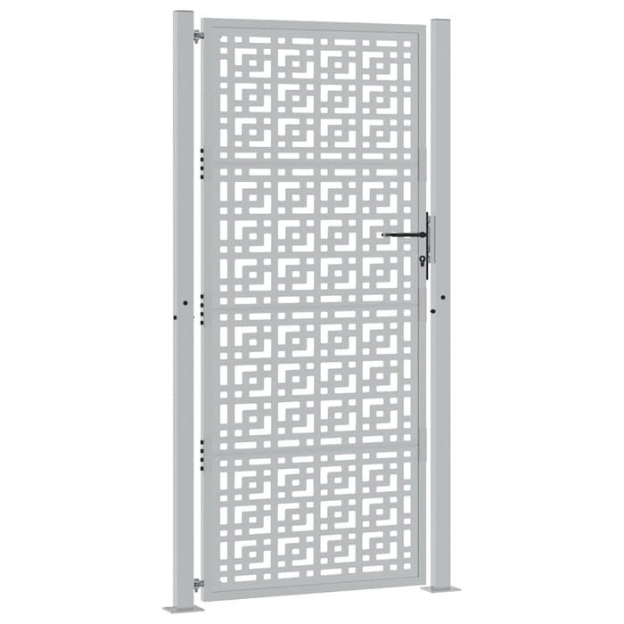 Poartă de grădină 100x200 cm, oțel rezistent la intemperii, model cruce WALTI
