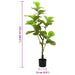 Ficus artificial 30 de frunze 125 cm verde - WALTI WALTI