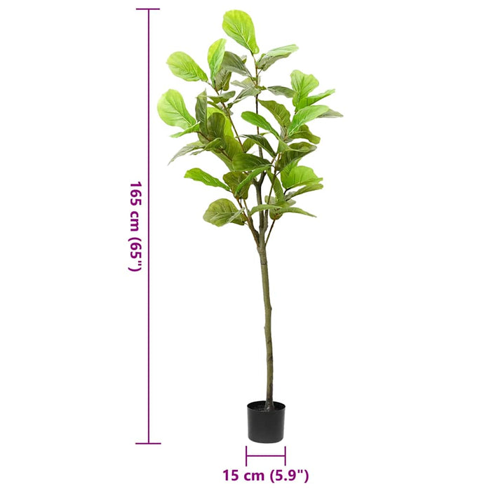 Ficus artificial 48 de frunze 165 cm verde - WALTI WALTI
