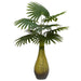 Plantă artificială de palmier 9 frunze 65 cm verde - WALTI WALTI