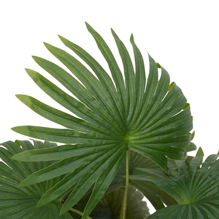 Plantă artificială de palmier 9 frunze 65 cm verde - WALTI WALTI