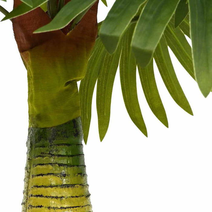 Plantă artificială de palmier 9 frunze 65 cm verde - WALTI WALTI
