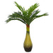 Plantă artificială de palmier 9 frunze 70 cm verde - WALTI WALTI