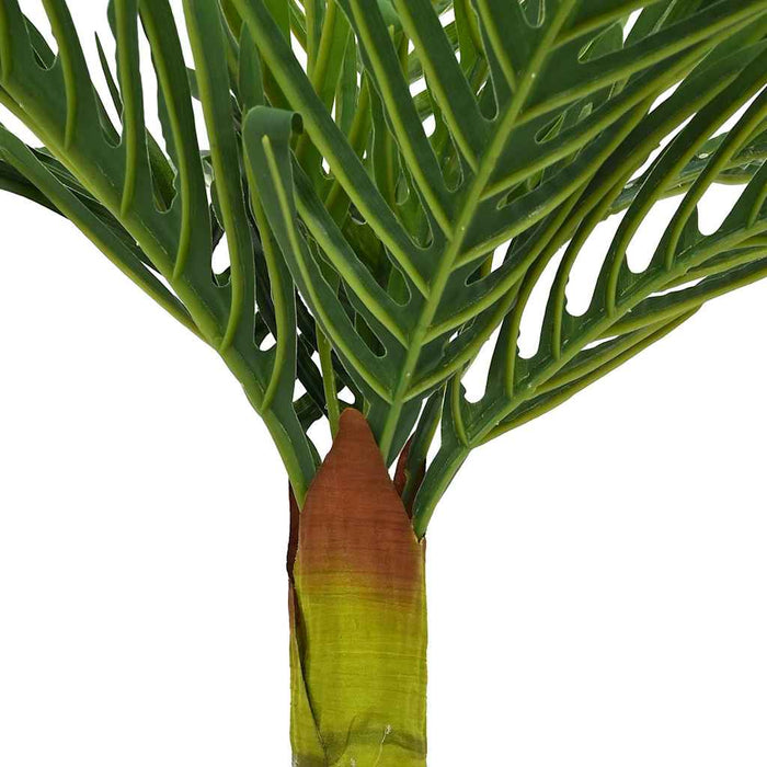 Plantă artificială de palmier 9 frunze 70 cm verde - WALTI WALTI