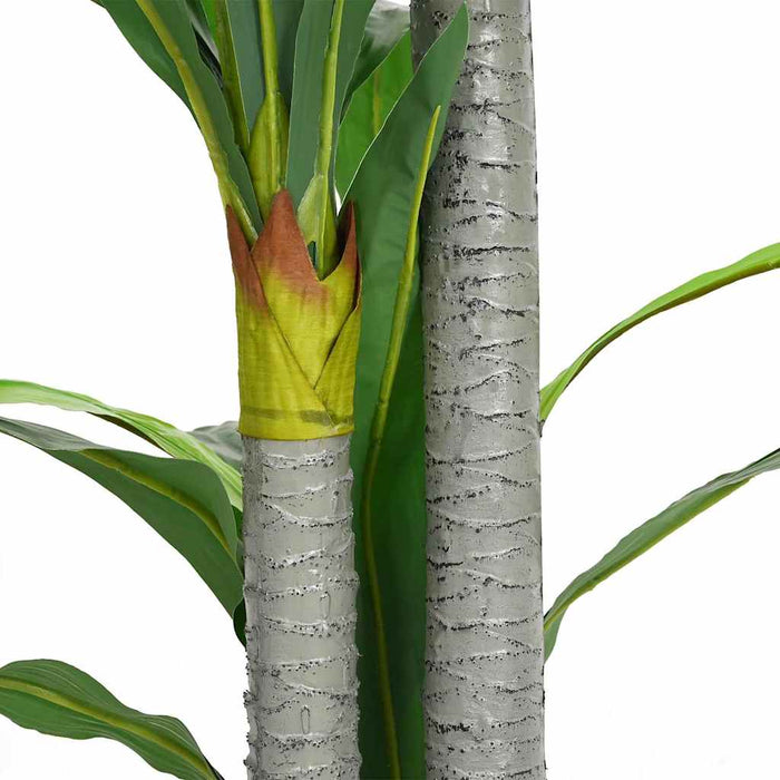 Copac artificial Dracaena 36 de frunze 120 cm verde - WALTI WALTI