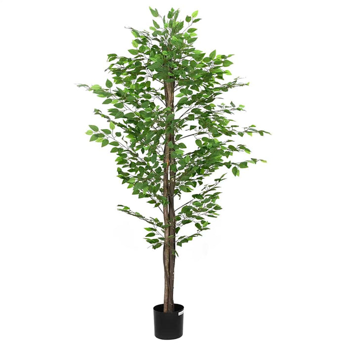 Plantă Ficus artificială 1260 frunze 200 cm verde - WALTI WALTI