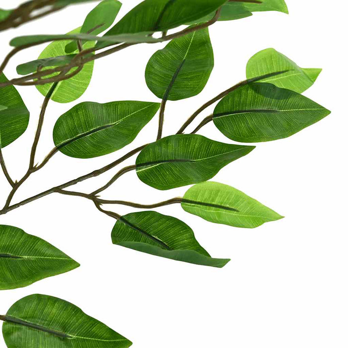 Plantă Ficus artificială 1260 frunze 200 cm verde - WALTI WALTI
