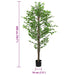 Plantă Ficus artificială 1260 frunze 200 cm verde - WALTI WALTI