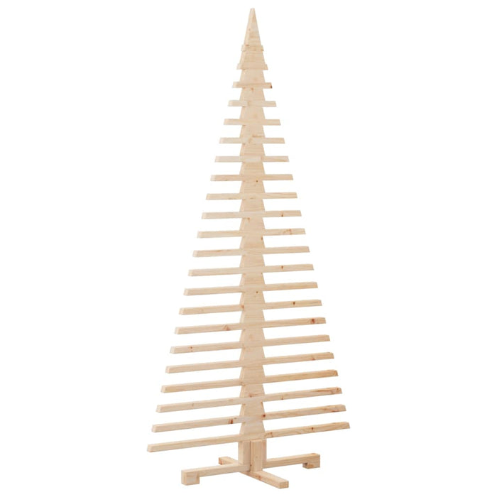 Brad de Crăciun din lemn decorativ, 180 cm, lemn de pin masiv - WALTI WALTI
