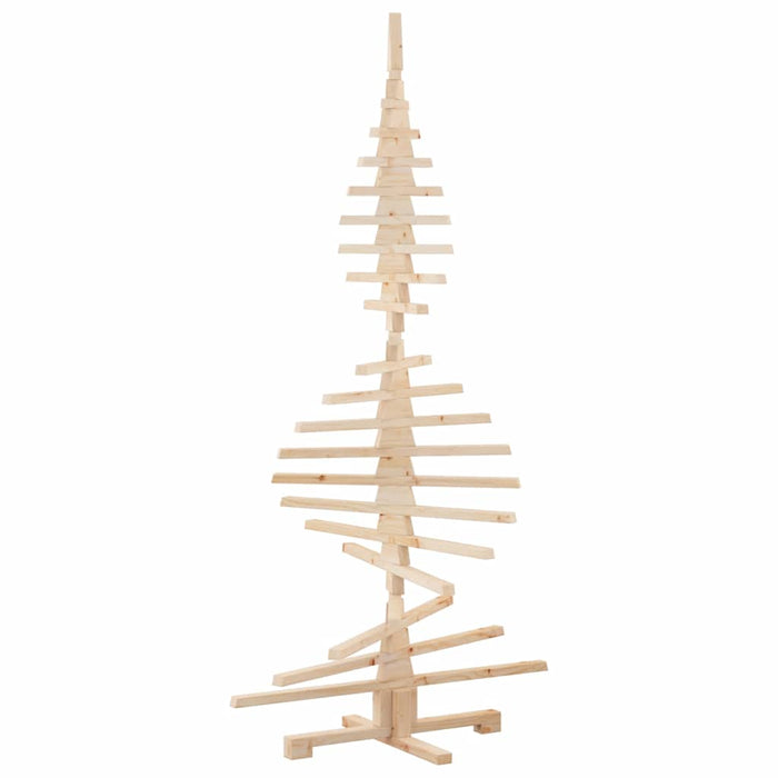 Brad de Crăciun din lemn decorativ, 180 cm, lemn de pin masiv - WALTI WALTI