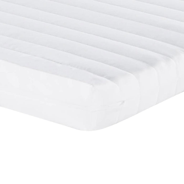Pat zi cu extensie și saltele, maro, 80x200 cm, lemn masiv pin - WALTI WALTI