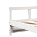 Pat de zi cu saltea, alb, 80x200 cm, lemn masiv pin - WALTI WALTI