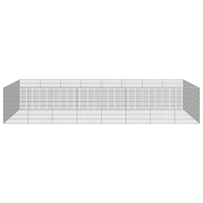 Adăpost pentru animale cu 24 panouri, 54x80 cm, fier galvanizat - WALTI WALTI