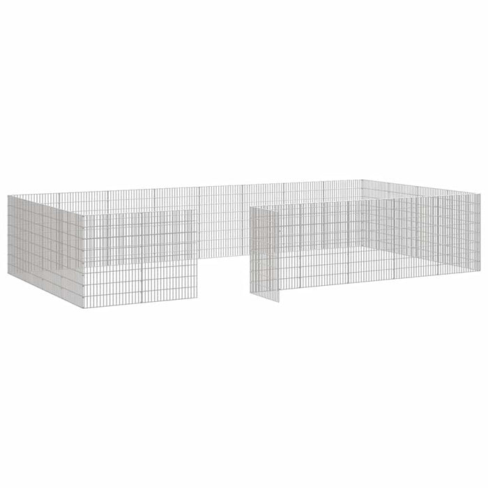 Adăpost pentru animale cu 24 panouri, 54x80 cm, fier galvanizat - WALTI WALTI