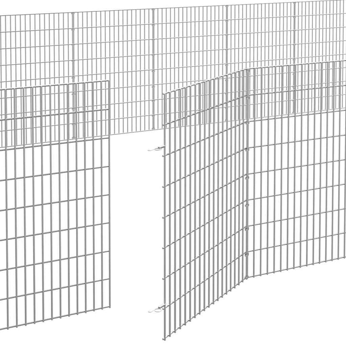 Adăpost pentru animale cu 24 panouri, 54x80 cm, fier galvanizat - WALTI WALTI