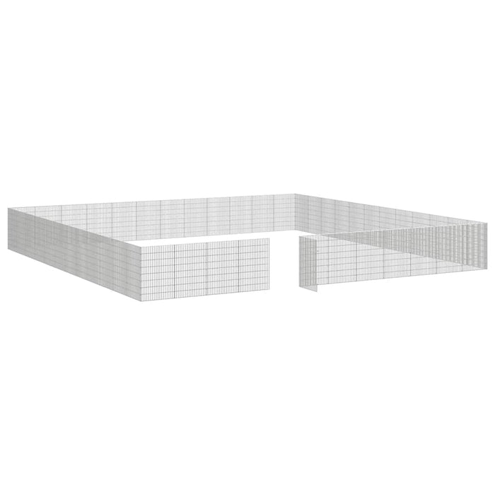 Adăpost pentru animale cu 48 panouri, 54x80 cm, fier galvanizat WALTI