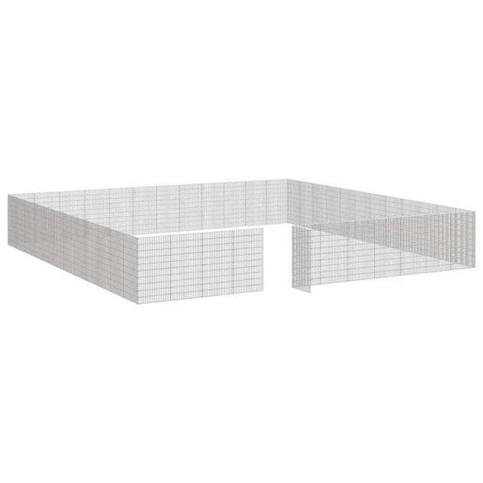 Adăpost pentru animale cu 48 panouri, 54x100cm, fier galvanizat - WALTI WALTI