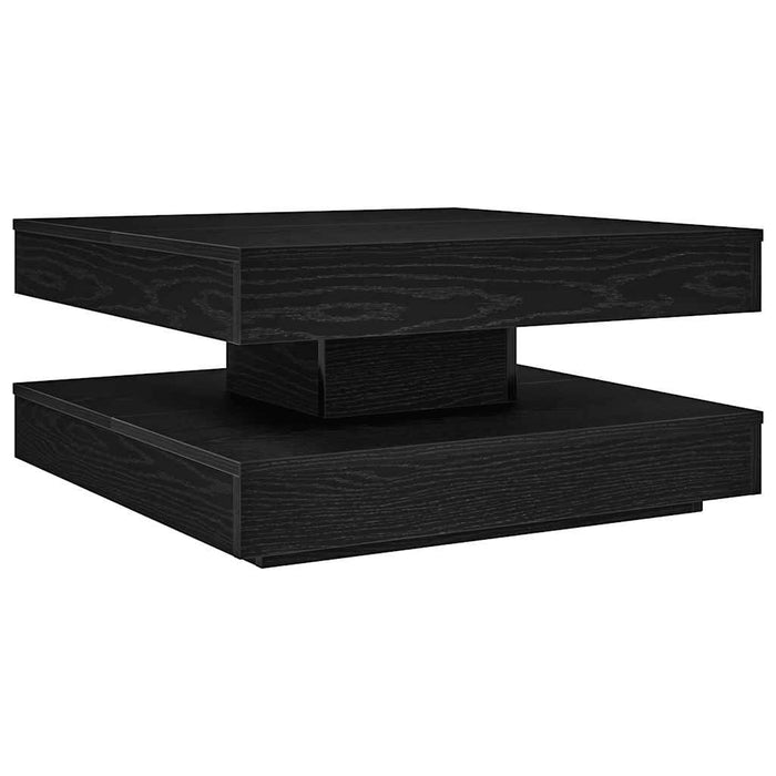 Măsuță cafea rotativă 360 grade, negru 70x70x34,5 cm - WALTI WALTI