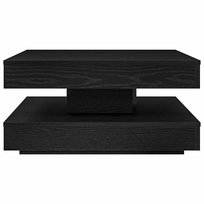Măsuță cafea rotativă 360 grade, negru 70x70x34,5 cm - WALTI WALTI