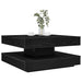 Măsuță cafea rotativă 360 grade, negru 70x70x34,5 cm - WALTI WALTI
