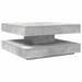 Măsuță cafea rotativă 360 grade, gri beton 70x70x34,5 cm - WALTI WALTI