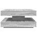 Măsuță cafea rotativă 360 grade, sonoma gri 70x70x34,5 cm - WALTI WALTI