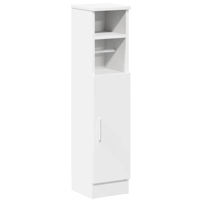 Dulap de baie cu suport role, alb, 20,5x22x90 cm - WALTI WALTI