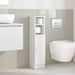 Dulap de baie cu suport role, alb, 20,5x22x90 cm - WALTI WALTI