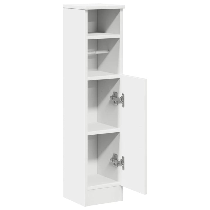 Dulap de baie cu suport role, alb, 20,5x22x90 cm - WALTI WALTI