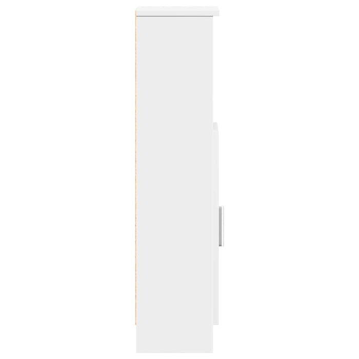 Dulap de baie cu suport role, alb, 20,5x22x90 cm - WALTI WALTI
