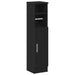 Dulap de baie cu suport role, negru, 20,5x22x90 cm - WALTI WALTI