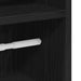 Dulap de baie cu suport role, negru, 20,5x22x90 cm - WALTI WALTI