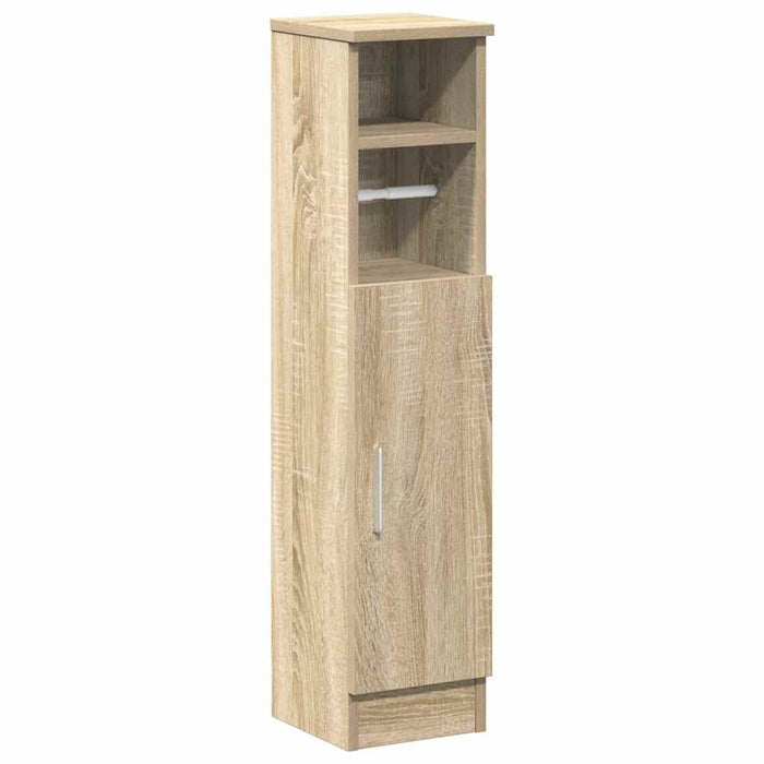 Dulap de baie cu suport role, stejar sonoma, 20,5x22x90 cm WALTI