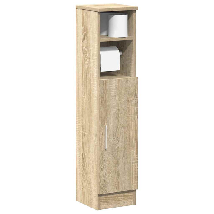 Dulap de baie cu suport role, stejar sonoma, 20,5x22x90 cm WALTI